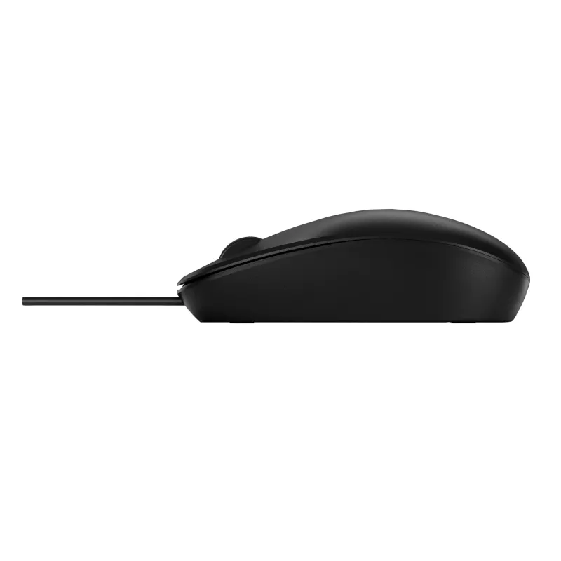 HP 128 LSR WRD Maus (Bulk120), beidhändig, Laser, USB Typ-A, Schwarz