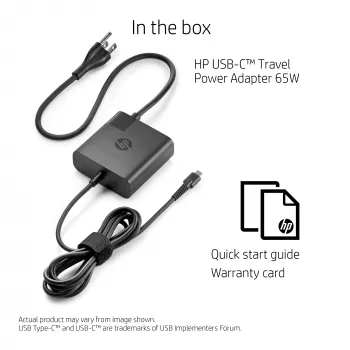 HP X7W50AA 65W SFF USB-C Netzteil, EURO