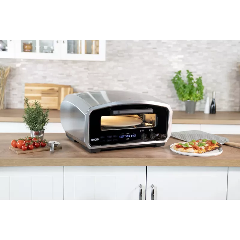 Unold Pizzaofen Enzo 68916 Pizzabäcker/-ofen 1 Pizza(s) 2100 W Edelstahl