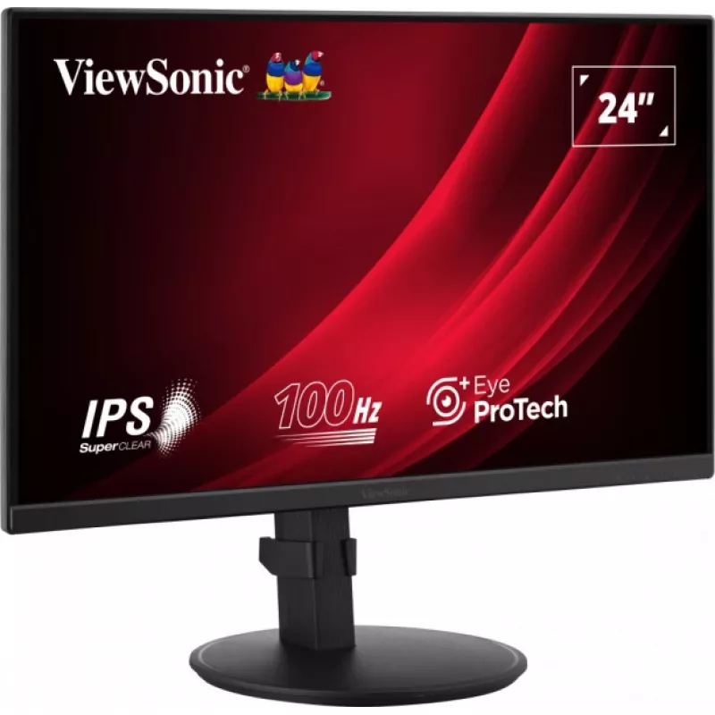 Viewsonic VG2408A-MHD Computermonitor 61 cm (24 Zoll) 1920 x 1080 Pixel Full HD LED Schwarz