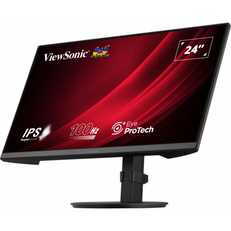 Viewsonic VG2408A-MHD Computermonitor 61 cm (24 Zoll) 1920 x 1080 Pixel Full HD LED Schwarz