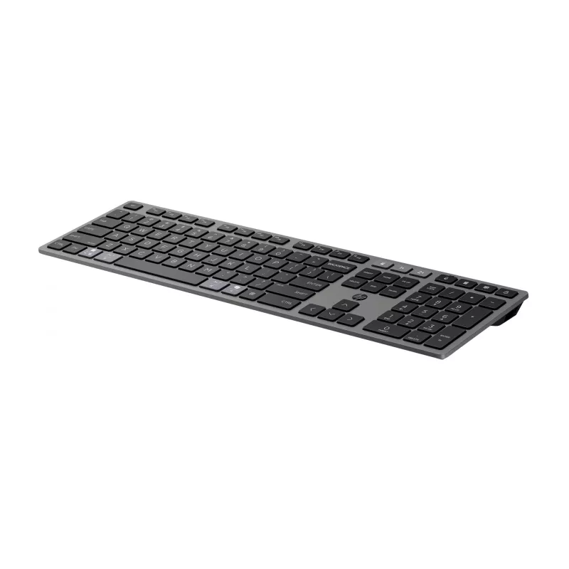 HP 725 Multi-Device Wiederaufladbare kabellose Tastatur, 499 g, 420,5 x 120,7 x 17,7 mm