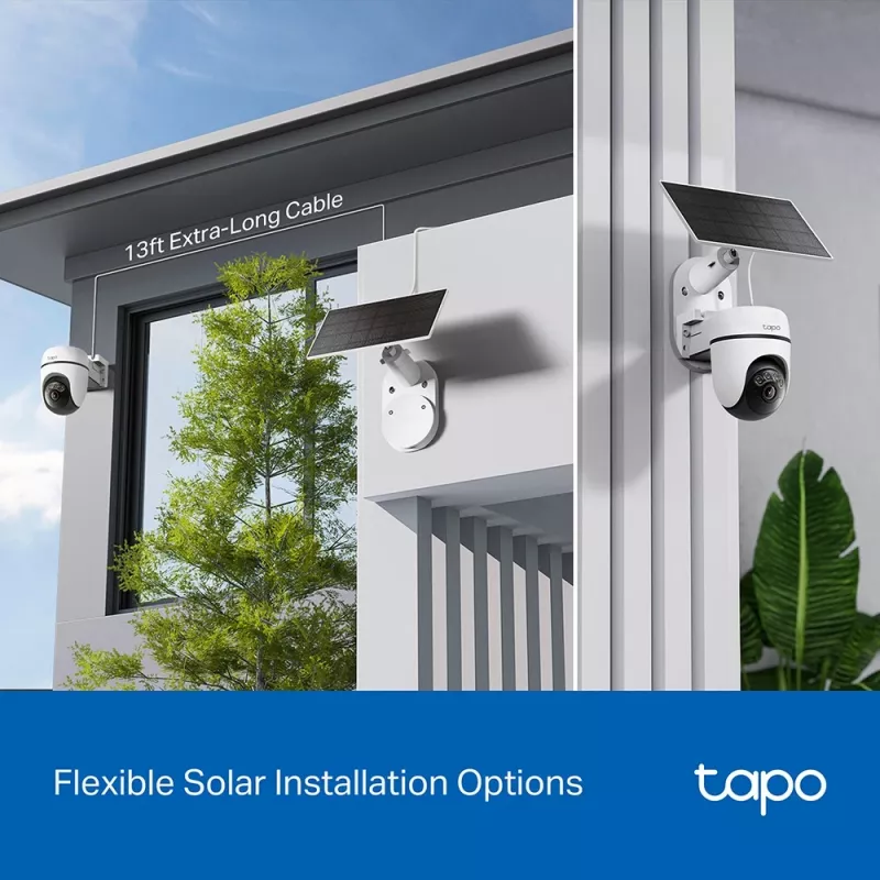 TP-Link Tapo Solar-Powered Pan/Tilt Security Camera Kit