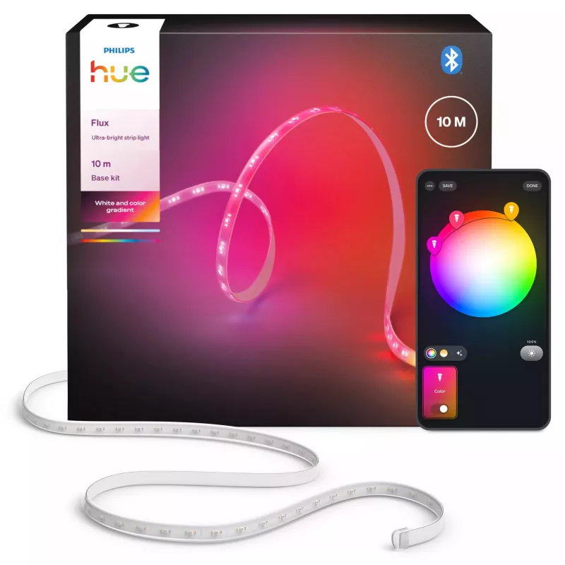 Philips Hue Flux Ultra Bright Gradient Lightstrip, 10 m