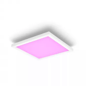 Philips Surimu Square Panel, Smart-Deckenleuchte, Bluetooth/Zigbee, Weiß, Aluminium, Multi, 2000 K