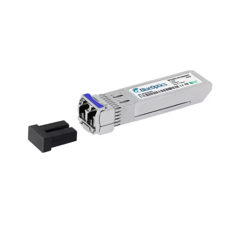 Glasfaser-cSFP-Transceiver BlueOptics GLC-2BX-D-40KM-BO 1250 Mbit/s, silber, MTBF 3.000.000 h