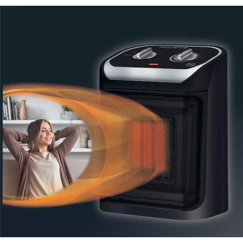 Rowenta Mini Excel SO9261 Indoor Schwarz 1800 W Ventilator-Elektroheizlüfter