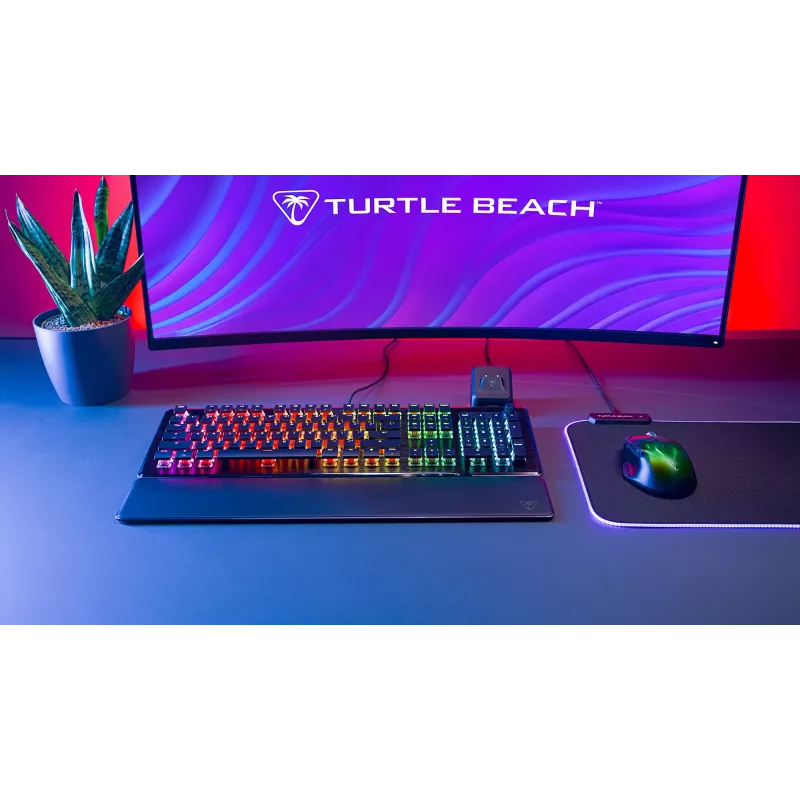 Turtle Beach Vulcan II Tastatur Gaming USB QWERTZ Deutsch Schwarz
