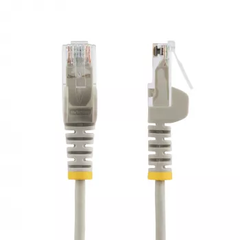 StarTech.com 0,5 m CAT6 Kabel – schlank – Snagless RJ45 Stecker – Grau