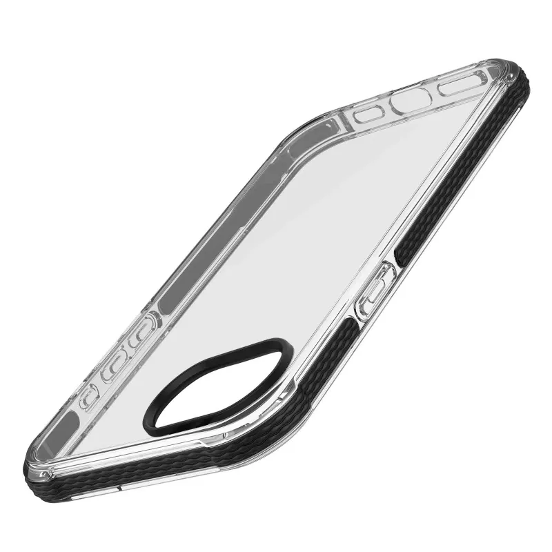 Cellularline Tetra Force Strong Guard – iPhone 16e Ultraelastische, stoßfeste Schutzhülle mit integrierter antibakterieller Microban®-Technologie