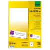 Sigel DP050 Tischkarten, 240 x 90 mm, 185 g/m², Hochweiß, 20 Stück