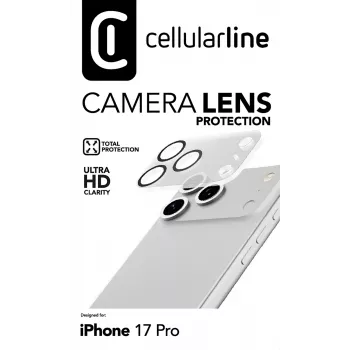 Cellularline Kameraobjektiv - iPhone 17 Pro Schutz für die Kamera