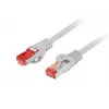 Lanberg PCF6-10CU-0150-S Cat6 S/FTP LSZH Patchkabel, 1,5 m, grau