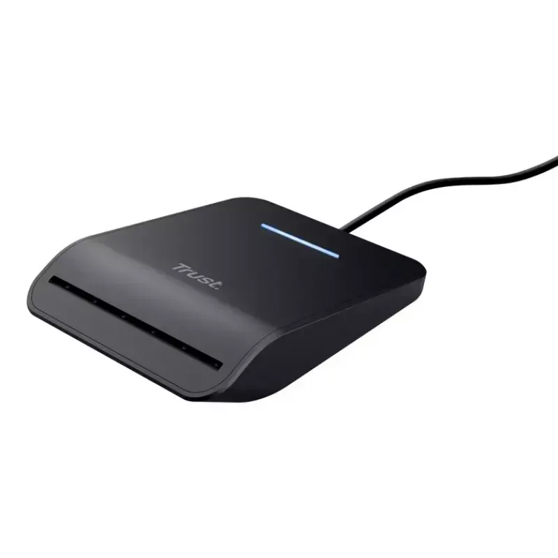 Trust Primo Smartcard-Lesegerät Innenbereich USB USB Type-C Schwarz