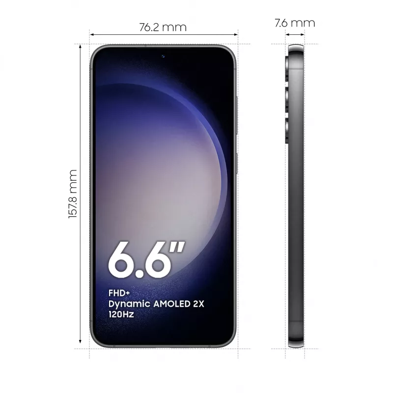 Samsung Galaxy S23+ SM-S916B 16,8 cm (6,6 Zoll) Dual SIM Android 13 5G USB Type-C 8 GB 512 GB 4700 mAh Schwarz