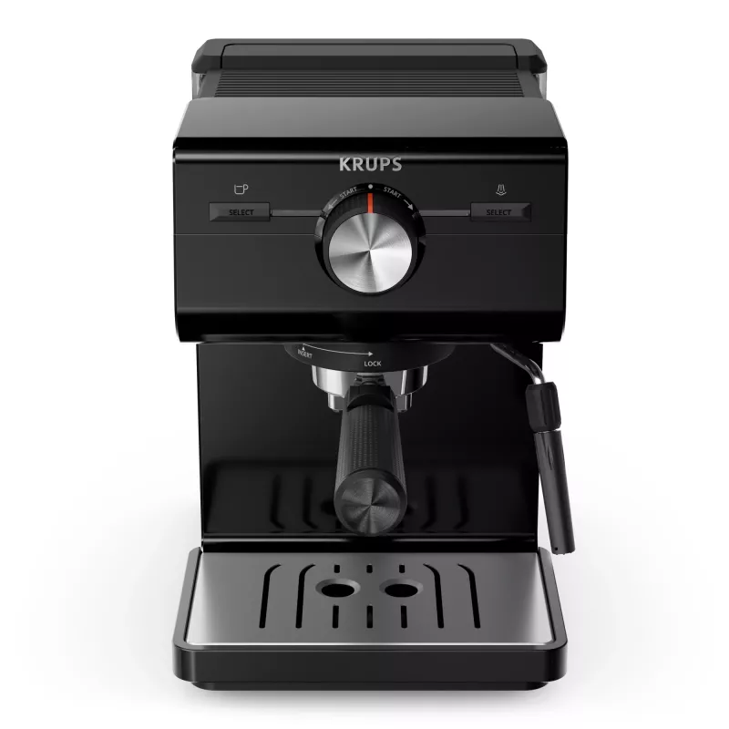 Espressomaschine KRUPS XP3818 1,5L / 2L Wassertank, Kesselerhitzung, Dampfdüse, Tischgerät halbautomatisch
