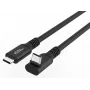 USB-C-auf-USB-C-Kabel MicroConnect MC-USB3.2CC015-FA USB 3.2 Gen 2x2 0,15 m Schwarz