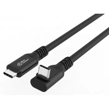 USB-C-auf-USB-C-Kabel MicroConnect MC-USB3.2CC025-FA, USB 3.2 Gen 2x2, 0,25 m, Schwarz