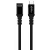 USB-C-auf-USB-C-Kabel MicroConnect MC-USB3.2CC5-FA, USB 3.2 Gen 2x2, 20 Gbit/s, 5 m, Schwarz