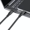 USB4 Gen 3x2 USB-C-auf-USB-C-Kabel MicroConnect MC-LS-USB4CC0.15, 0,15 m, schwarz