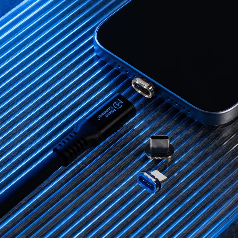 USB4 Gen 3x2 USB-C-auf-USB-C-Kabel MicroConnect MC-LS-USB4CC0.15, 0,15 m, schwarz