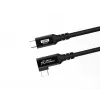 USB-C-zu-USB-C-Kabel MicroConnect USB3.2CC015-A, USB 3.2 Gen 2x2, 20 Gbit/s, 0,15 m, schwarz