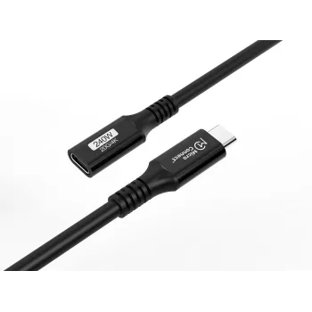 USB-C-auf-USB-C-Kabel MicroConnect USB3.2CC015EX, USB 3.2 Gen 2x2, 0,15 m, Schwarz