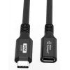 USB-C-auf-USB-C-Kabel MicroConnect USB3.2CC015EX, USB 3.2 Gen 2x2, 0,15 m, Schwarz