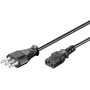 Netzkabel MicroConnect PE100450 5 m, Schwarz, Kaltgerätekupplung C13