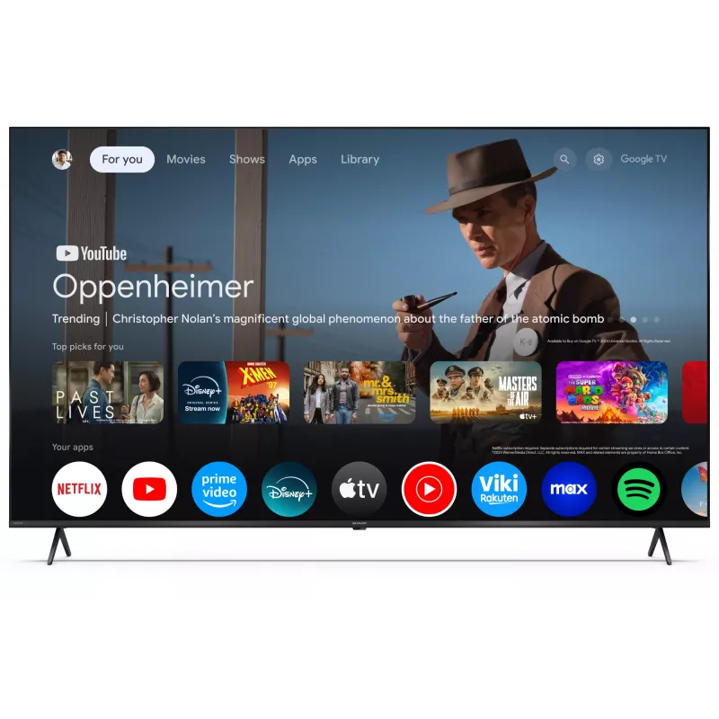 Sharp 70HP5265E TV 177,8 cm (70 Zoll) 4K Ultra HD Smart TV Wi-Fi Schwarz