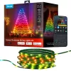 Govee Smart-Lichterkette 2S 20 m, Wi‑Fi/Bluetooth, grün, 20 m Länge, 2,5 m Netzkabel, 6 mm Breite
