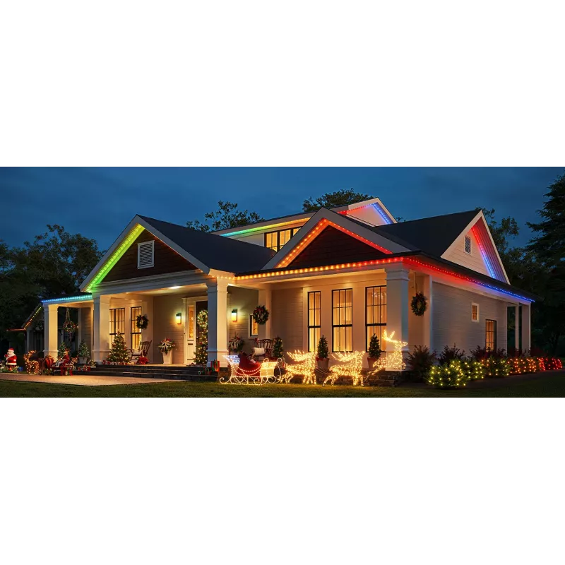 Govee Smart-Lichterkette 2S 20 m, Wi‑Fi/Bluetooth, grün, 20 m Länge, 2,5 m Netzkabel, 6 mm Breite