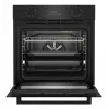 Einbau-Elektrobackofen BEKO BBIE123001BD — 72 L, 2400 W, LED-Anzeige, versenkbare Drehknöpfe, Dampf-Selbstreinigung, schwarz