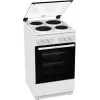 Gorenje GE5A21WH Herd Freistehender Herd Elektrokochfeld Massivkochplatte Weiß
