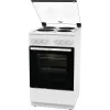 Gorenje GE5A21WH Herd Freistehender Herd Elektrokochfeld Massivkochplatte Weiß