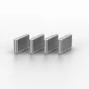 Lindy USB-Typ-C-Port-Blocker-Schlüssel - Packung mit 4 Blockern, Weiß