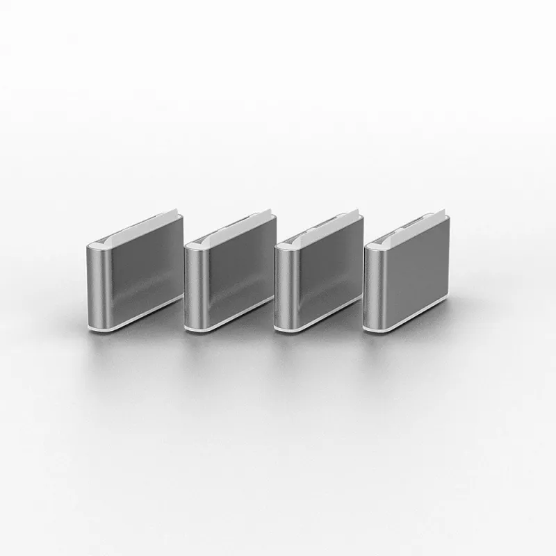 Lindy USB-Typ-C-Port-Blocker-Schlüssel - Packung mit 4 Blockern, Weiß