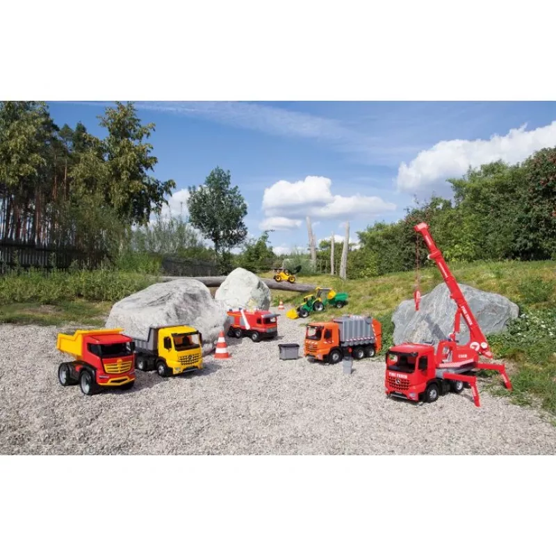 Traktor Lena GIGA TRUCKS ZL-02123 mit Schaufel & Anhänger