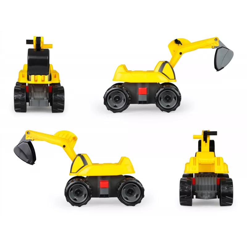 Ride-on Excavator Lena GIGA TRUCKS Excavator PRO 4 Räder Kunststoff Stahl