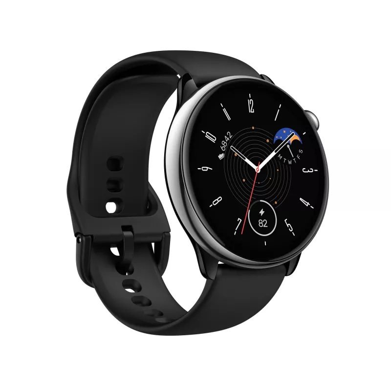 Amazfit GTR Mini 3,25 cm (1,28 Zoll) AMOLED 42 mm Digital 416 x 416 Pixel Touchscreen Schwarz, Silber GPS (Satellit)
