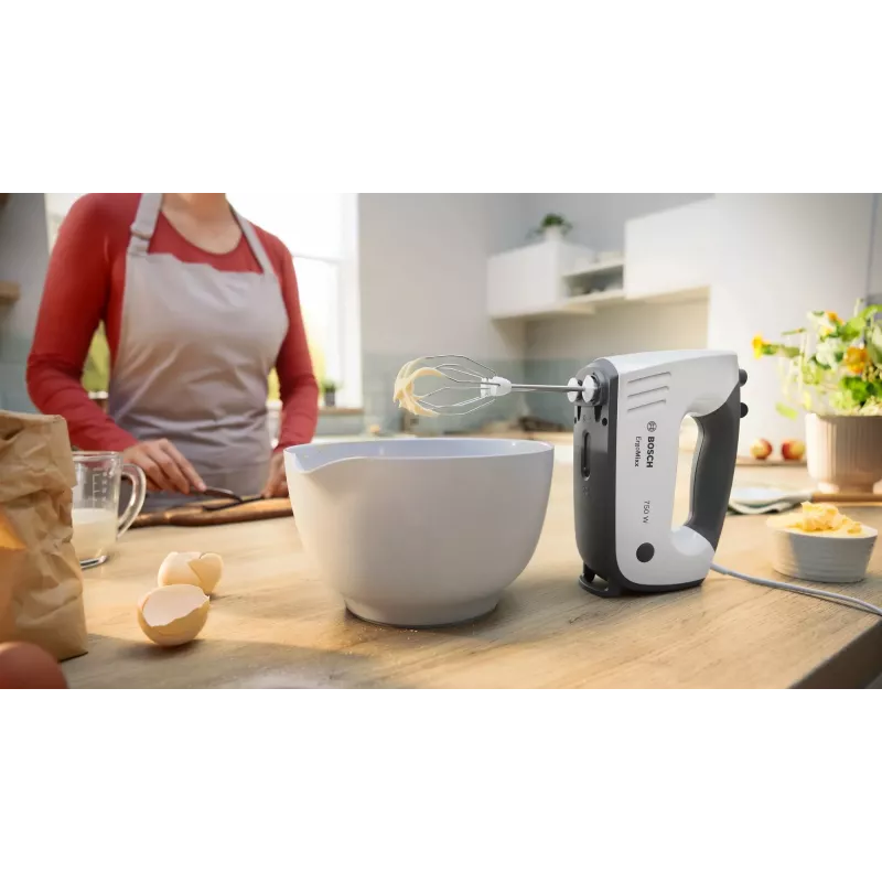 Bosch MFQ37490 Handmixer 750 W Grau, Weiß