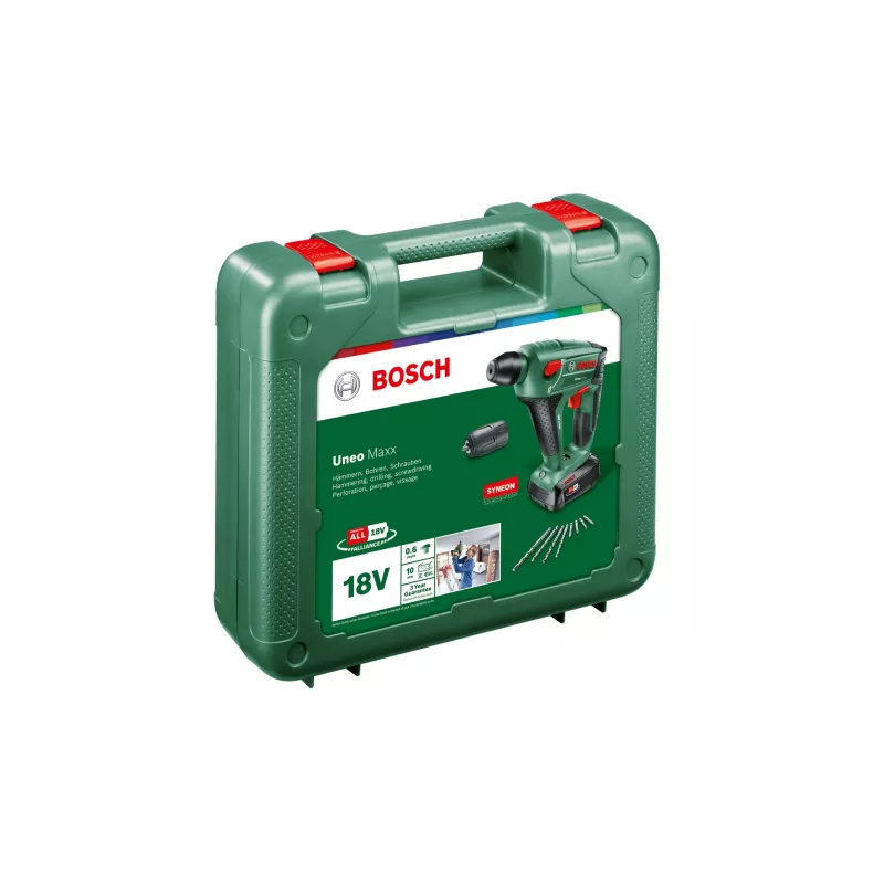 Bosch UneoMaxx SDS-Quick Akku-Bohrhammer, 18 V, 2.5 Ah (060395230F)