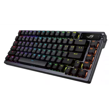Wireless Mechanical Tastatur ASUS ROG Azoth Schwarz — Modell 90MP0316-BKUA01, RGB-Hintergrundbeleuchtung