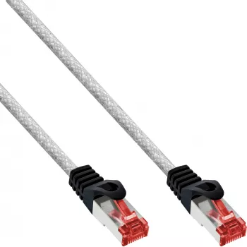 Patchkabel InLine Cat6 S/FTP PiMF 250 MHz RJ45–RJ45 PVC transparent 2 m