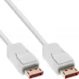 DisplayPort-Kabel InLine 17255W, 0,5 m, DisplayPort–DisplayPort, weiß