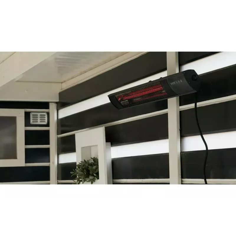 Infrarotheizung SUNRED RD-DARK-20, 2000 W, wandmontierbar, IP55, schwarz
