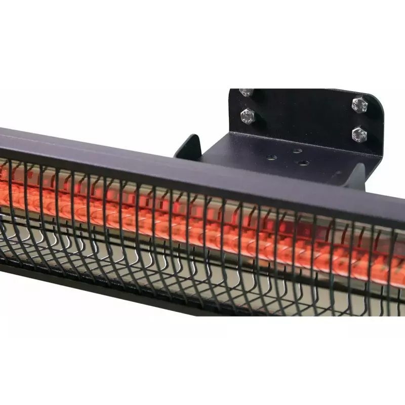 Infrarotheizung SUNRED RD-DARK-20, 2000 W, wandmontierbar, IP55, schwarz