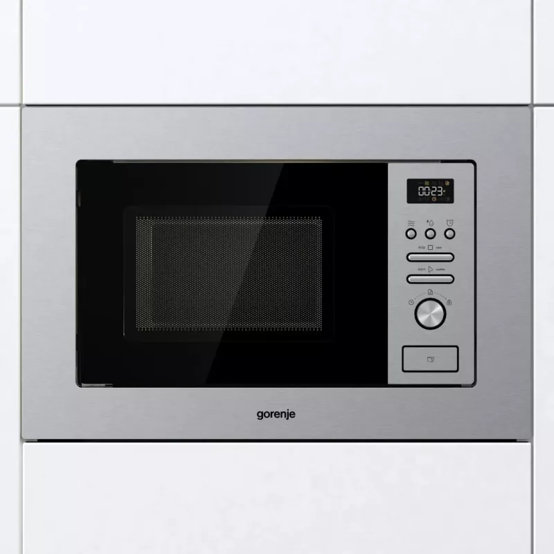 Gorenje BM201AG1X Edelstahl Grill-Mikrowelle Einbau 20 L 800 W
