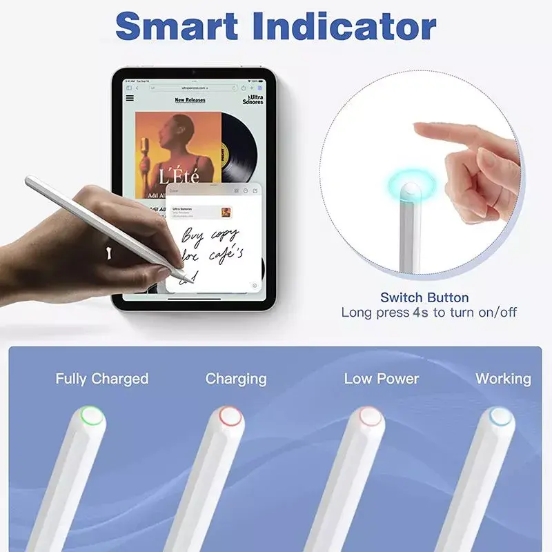 Stylus Pen eSTUFF ES68900010-BULK Weiß 14 g für Apple-Geräte