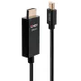 Lindy 1m aktives Mini DisplayPort zu HDMI Kabel mit HDR, 1 m, Mini DisplayPort, HDMI, Stecker, Stecker, gerade